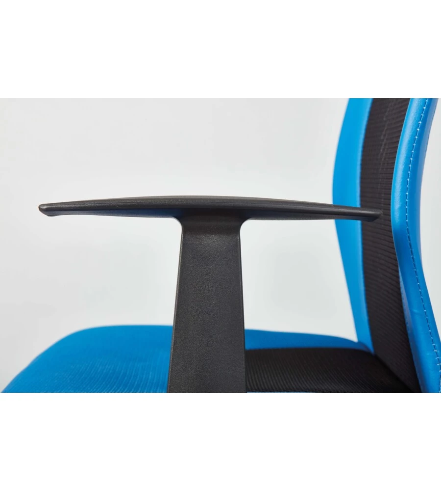SEDIA DA UFFICIO TRASPIRANTE, 55X54,5X85-95 CM